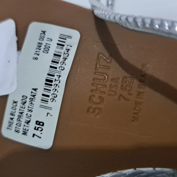 Schutz Women's Thea Ankle Tie Block Heel Sandals - Picture 9 of 10